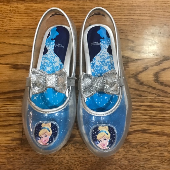 Disney Shoes Little Girls Cinderella Dress Up Shoes 9m Disney Shoes Little Girls Cinderella Dress Up Shoes 9m